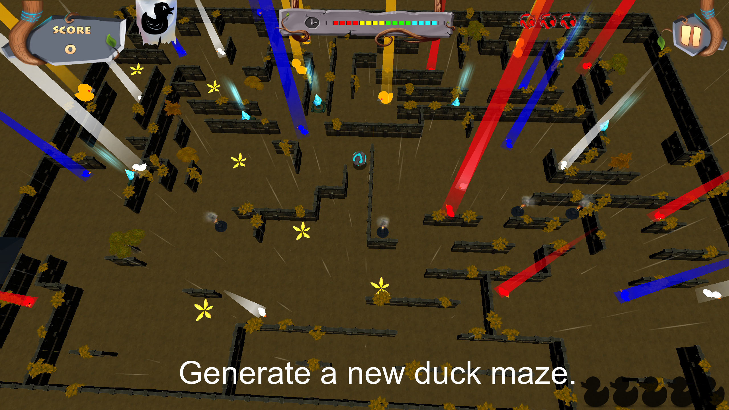 Duck Hair Generate Maze